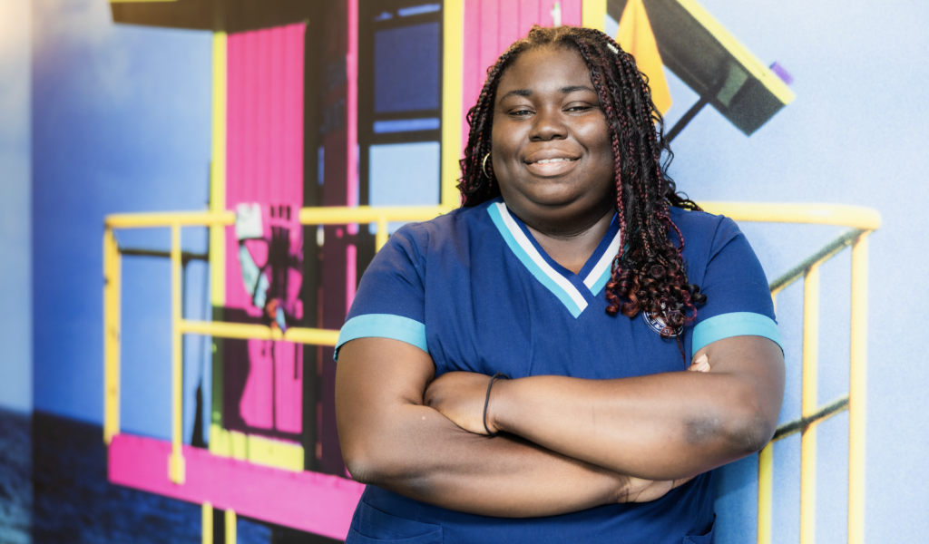 WCU-Miami BSN Graduate’s Passion Took Her From Lab Coat to Scrubs 